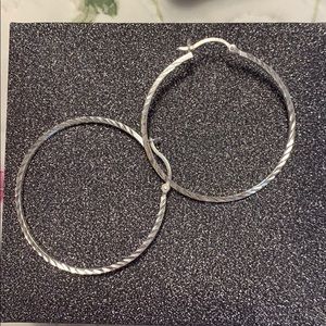 Sterling Silver Hoops
